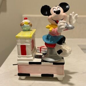 Disney Schmid Music Box - Minnie Mouse Ice Cream Cafe